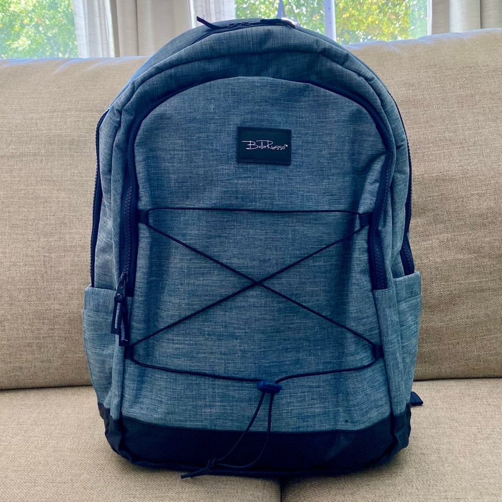 Bella Russo Blue Insulated Unisex Backpack✨